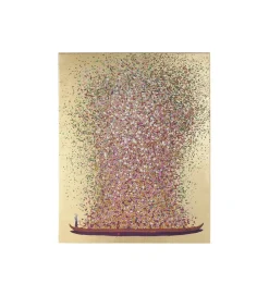 Obraz Touched Flower Boat Gold Pink 120 x 160cm