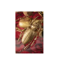 Ozdoba ścienna LONGICORN BEETLE złota