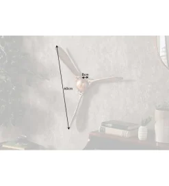 Ozdoba Ścienna Mystic Screw III 90 Cm Miedziana