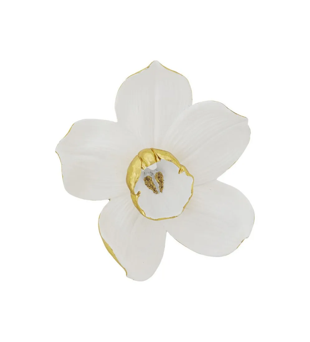 Ozdoba Ścienna Orchid Biała