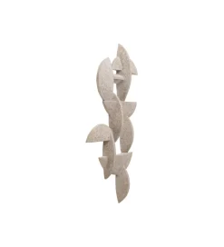 Ozdoba ścienna ROTONDO PEZZI 118 cm beżowa