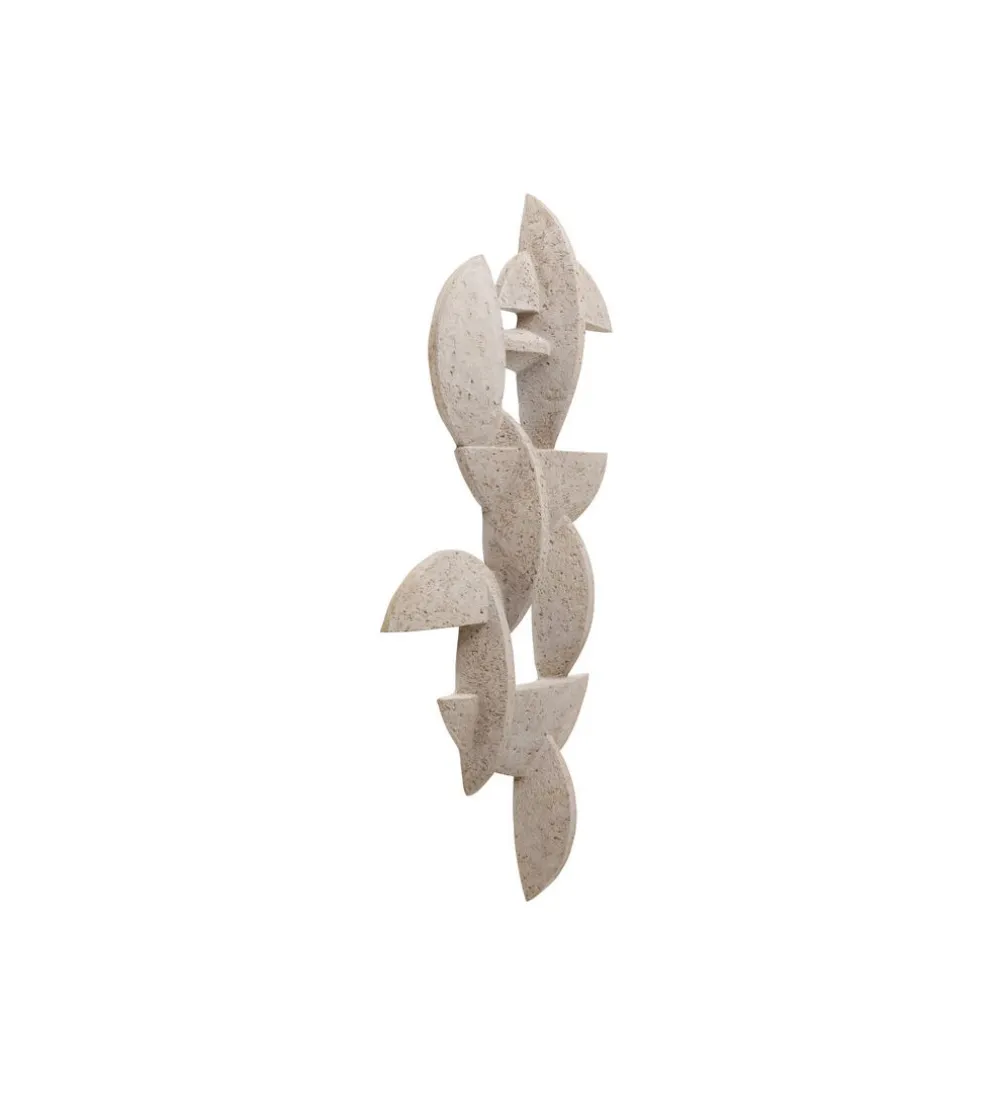 Ozdoba ścienna ROTONDO PEZZI 118 cm beżowa