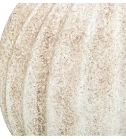 Ozdoba RUSTIC 12 cm ceramiczna kula biała