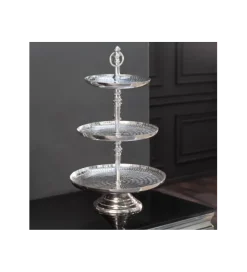 Patera ORIENT 50 Cm Srebrna