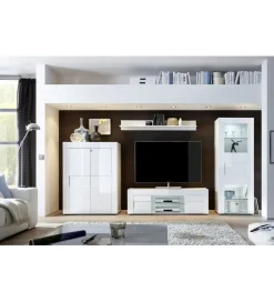 Półka ścienna EASY 138 cm biała