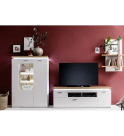 Półka ścienna CALI biała