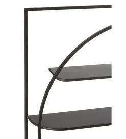 Półka ścienna NEWS 80 cm czarna