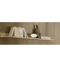 Półka ścienna PALMA 158 Cm w kolorze dębowym