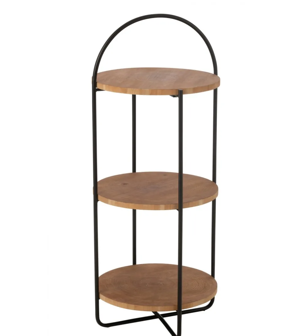 Półka VONI 43 cm w optyce drewna
