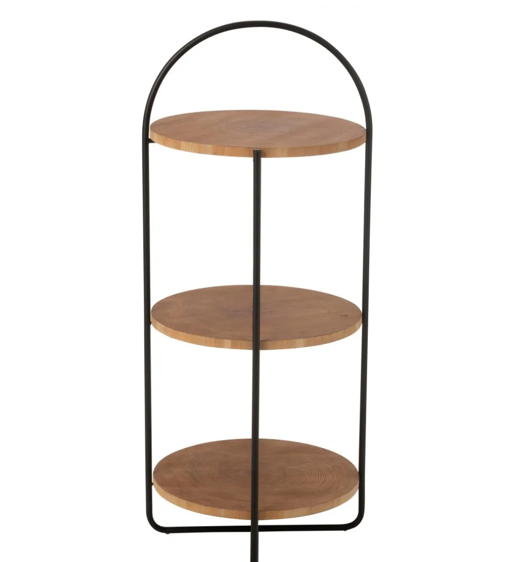 Półka VONI 43 cm w optyce drewna