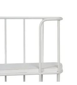 Półka z haczykami ANOER 66 cm biała