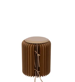 Pufa FOLDABLE 42 cm karmelowa