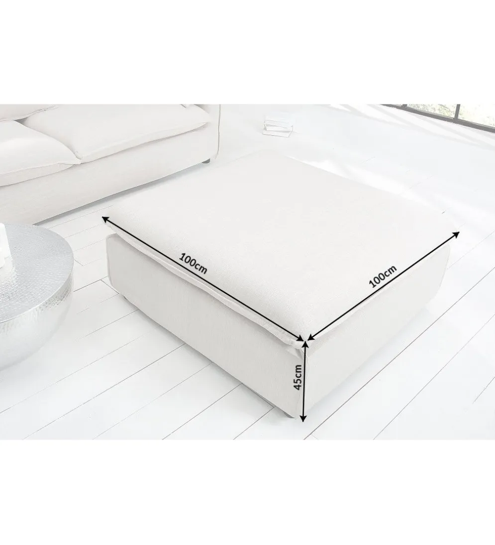 Pufa HEAVENLY Heaven 100 cm naturalny len