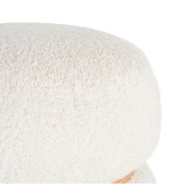 Pufa LEGANTO 45 cm kremowa