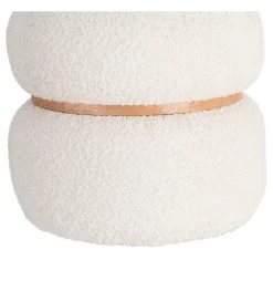 Pufa LEGANTO 45 cm kremowa