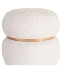 Pufa LEGANTO 45 cm kremowa