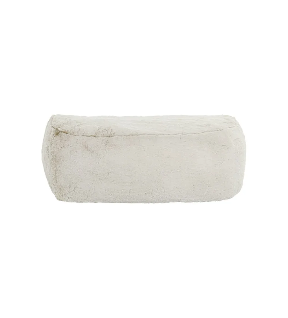 Pufa MIKA FURR 131 cm kremowa