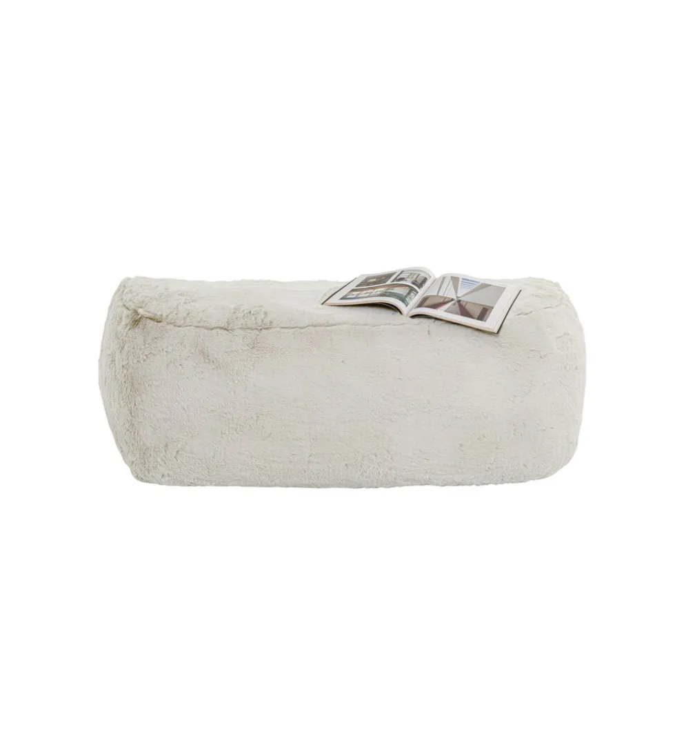 Pufa MIKA FURR 131 cm kremowa
