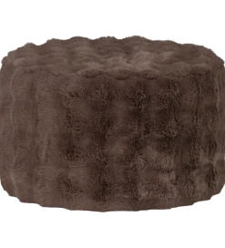 Pufa OLVEN 60 cm puchata brązowa