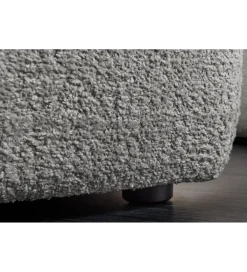 Pufa ROYAL 120 cm bouclé szara