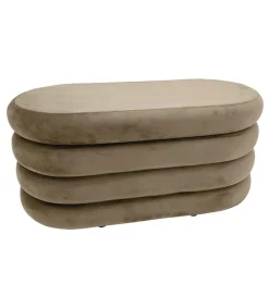 Pufa VOGUE 85 cm z schowkiem welwet champagne