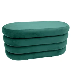 Pufa VOGUE 85 cm z schowkiem welwet zielony
