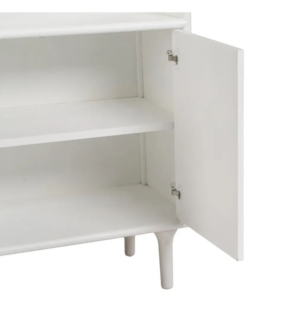 Regał BERET 80 cm drewno jodłowe biała
