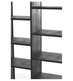 Regał DANE 200 cm czarny