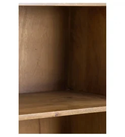 Regał DUBAKU 180 cm naturalny brązowy