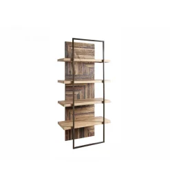 Regał LACERTA 90 cm drewno akacja