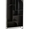Regał MODE 168 cm drewno mango czarny