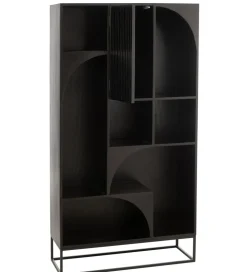 Regał MODE 168 cm drewno mango czarny