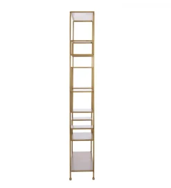 Regał REZINA 205 cm antyczny brąz