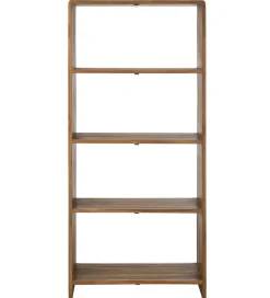 Regał SHELIS 190 cm drewno teak