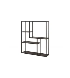 Regał wiszący FONTERA 75 cm czarny