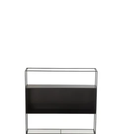 Regał wiszący Square 80 cm czarny