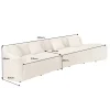 Sofa ATELIER L 330 cm 3-osobowa bouclé beżowa