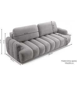 Sofa CAMBIALLE 240 cm