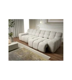 Sofa CAMPILE 288 cm elektrycznie wysuwane siedzisko