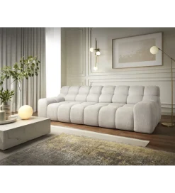 Sofa CAMPILE 288 cm elektrycznie wysuwane siedzisko