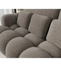 Sofa COTTONN 256 cm z funkcją spania popielaty tkanina royal 20