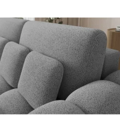 Sofa COTTONN 256 cm z funkcją spania jasny szary tkanina royal 04
