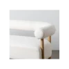 Sofa dwuosobowa ARO 143 cm beżowa