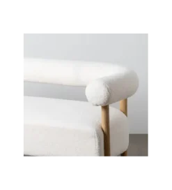 Sofa dwuosobowa ARO 143 cm beżowa