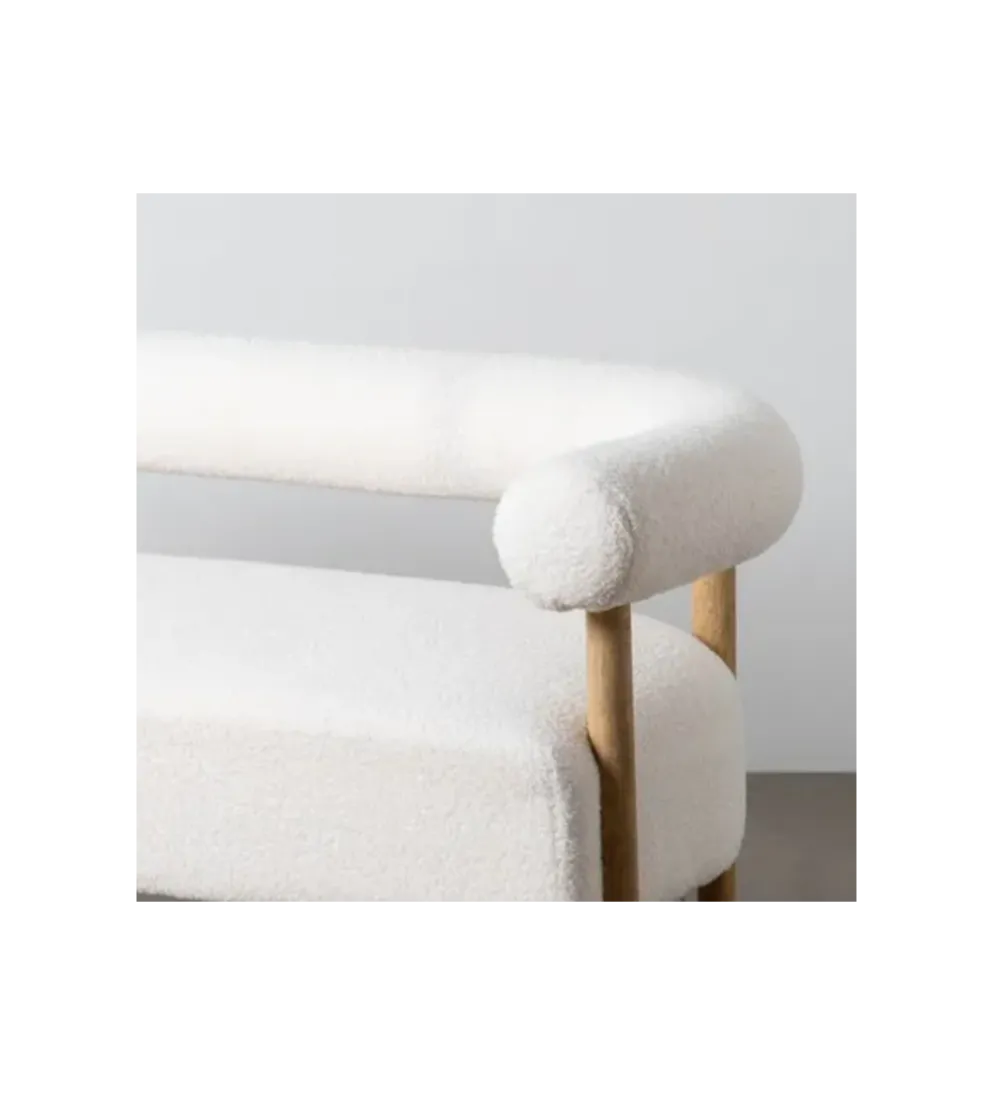 Sofa dwuosobowa ARO 143 cm beżowa