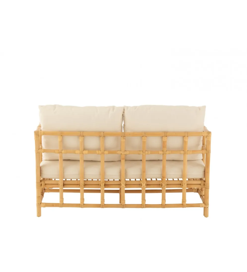 Sofa dwuosobowa ELISE 127 cm rattan