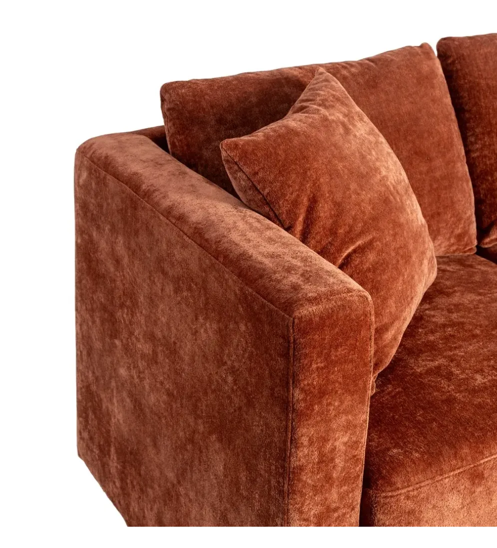 Sofa dwuosobowa MEFO 165 cm miodowa