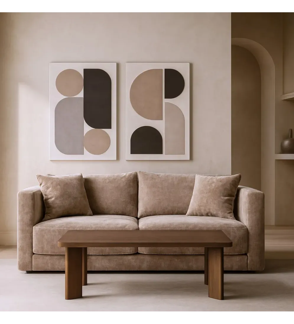 Sofa dwuosobowa MEFO 165 cm terakota