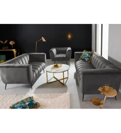 Sofa dwuosobowa Scarlett 165 cm szara