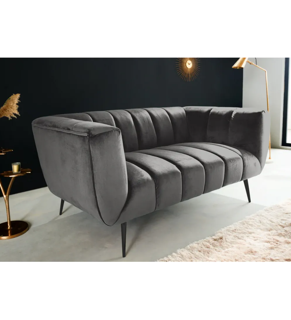 Sofa dwuosobowa Scarlett 165 cm szara